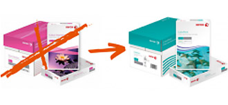 Бумага Xerox Colour Impressions снимается с поставок